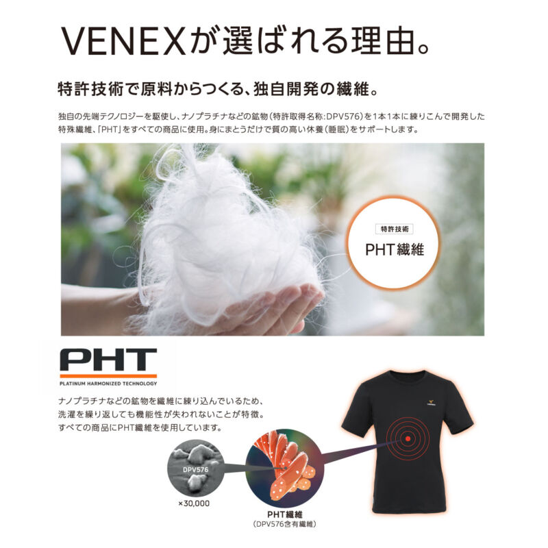 VENEX(ベネクス)が選ばれる理由