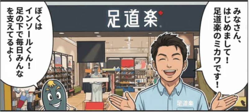 足道楽の４コママンガ、始まります！