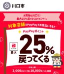 お買物は川口で！最大25％戻ってくるキャンペーン