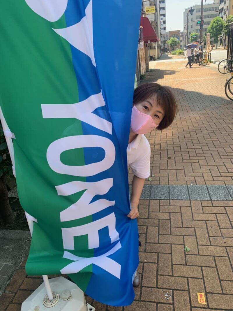 YONEXひんやりマスク登場