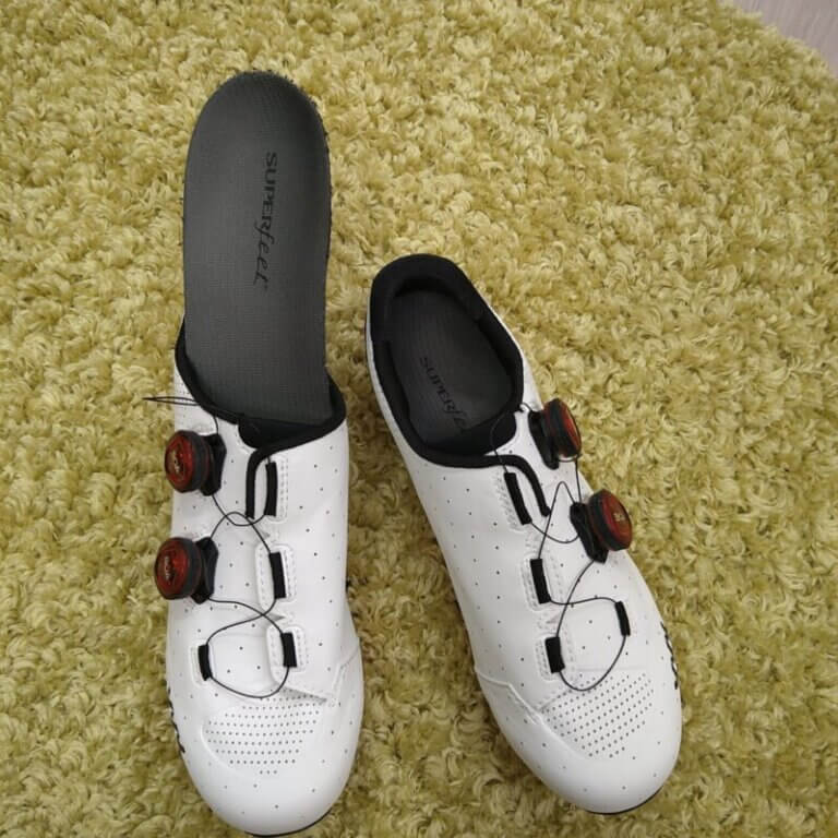 ロードバイク用シューズにもオーダーメイドインソール オーダーインソール(オーダーメイド中敷き)と靴の専門店「足道楽」