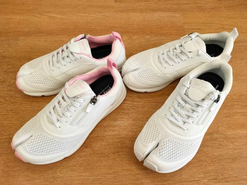 Lafeet VL08 WHITE/PINKカラー WHITEカラー