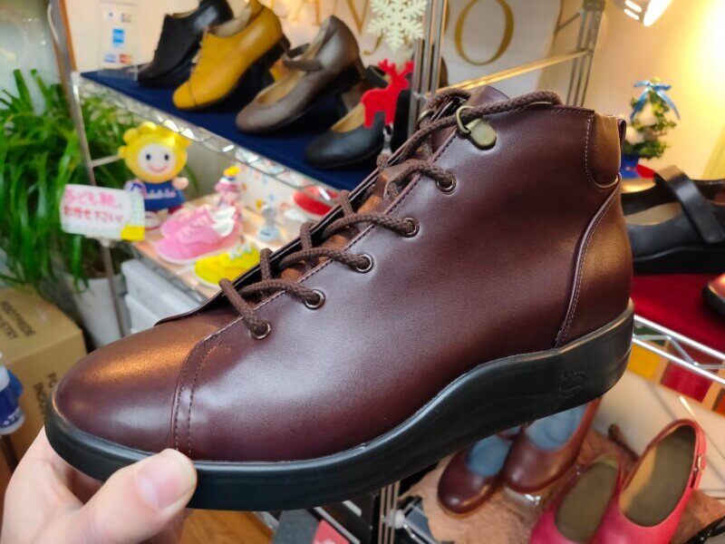 中山靴店 N-07 premium ボルドーカラー