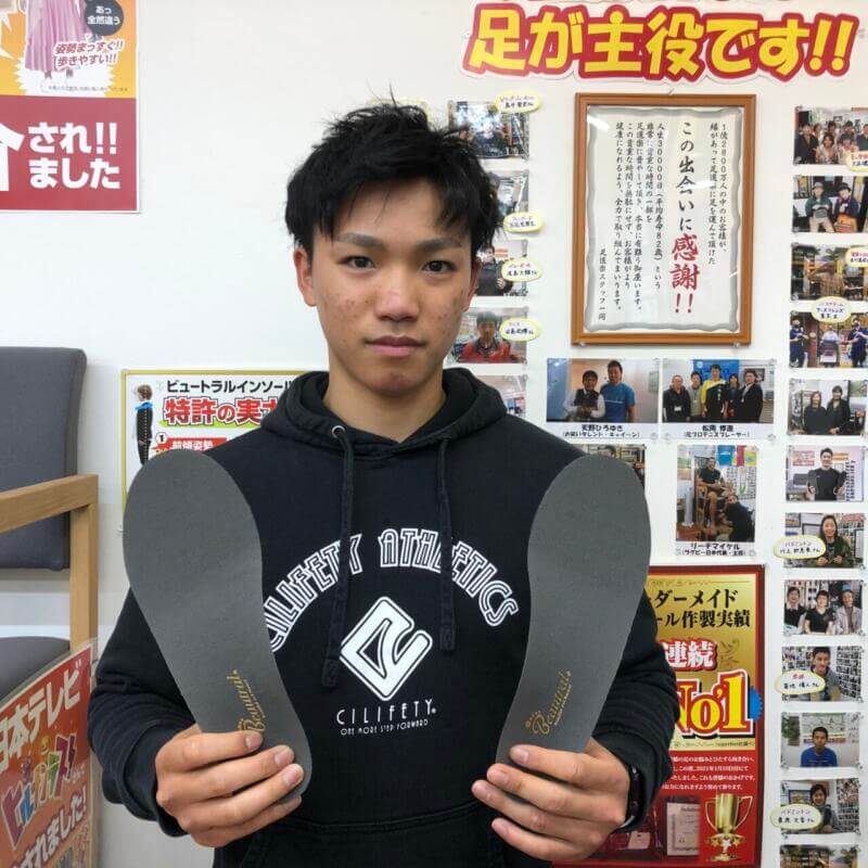 俳優とボクサー 橋本仰未様ご来店！