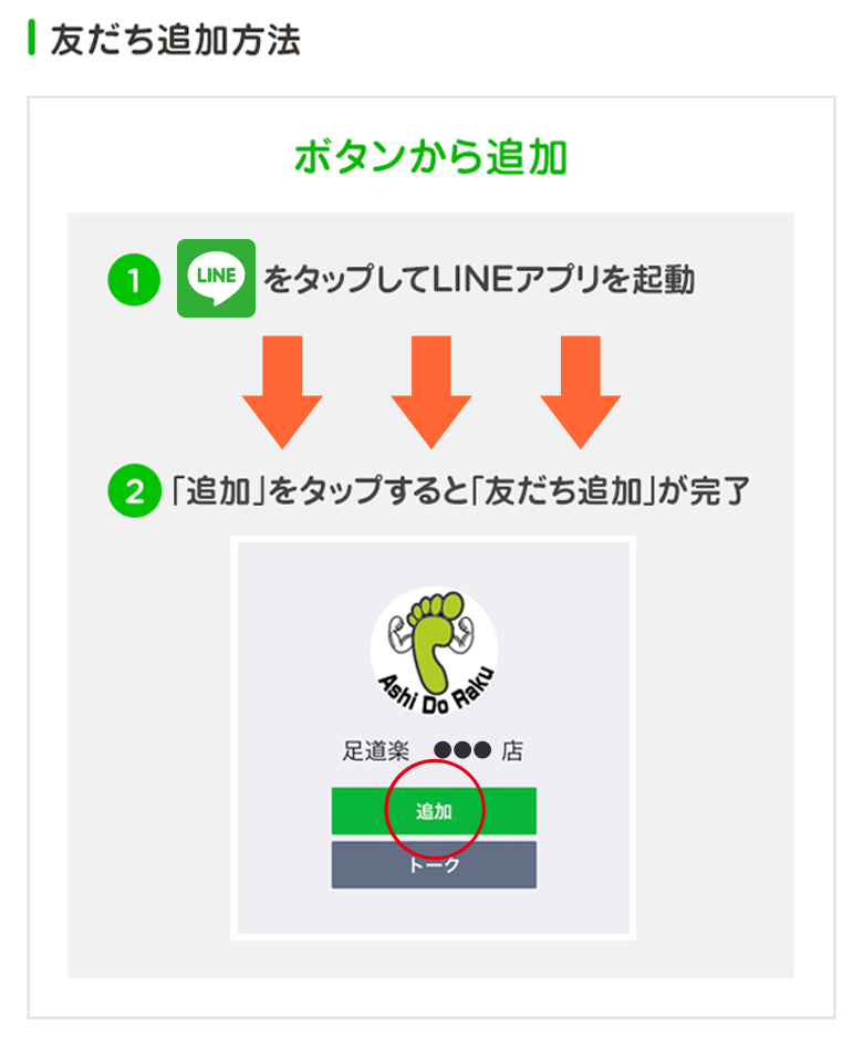 友だち追加方法